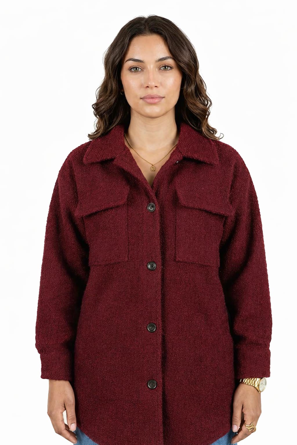 Cozy Buttoned Jacket